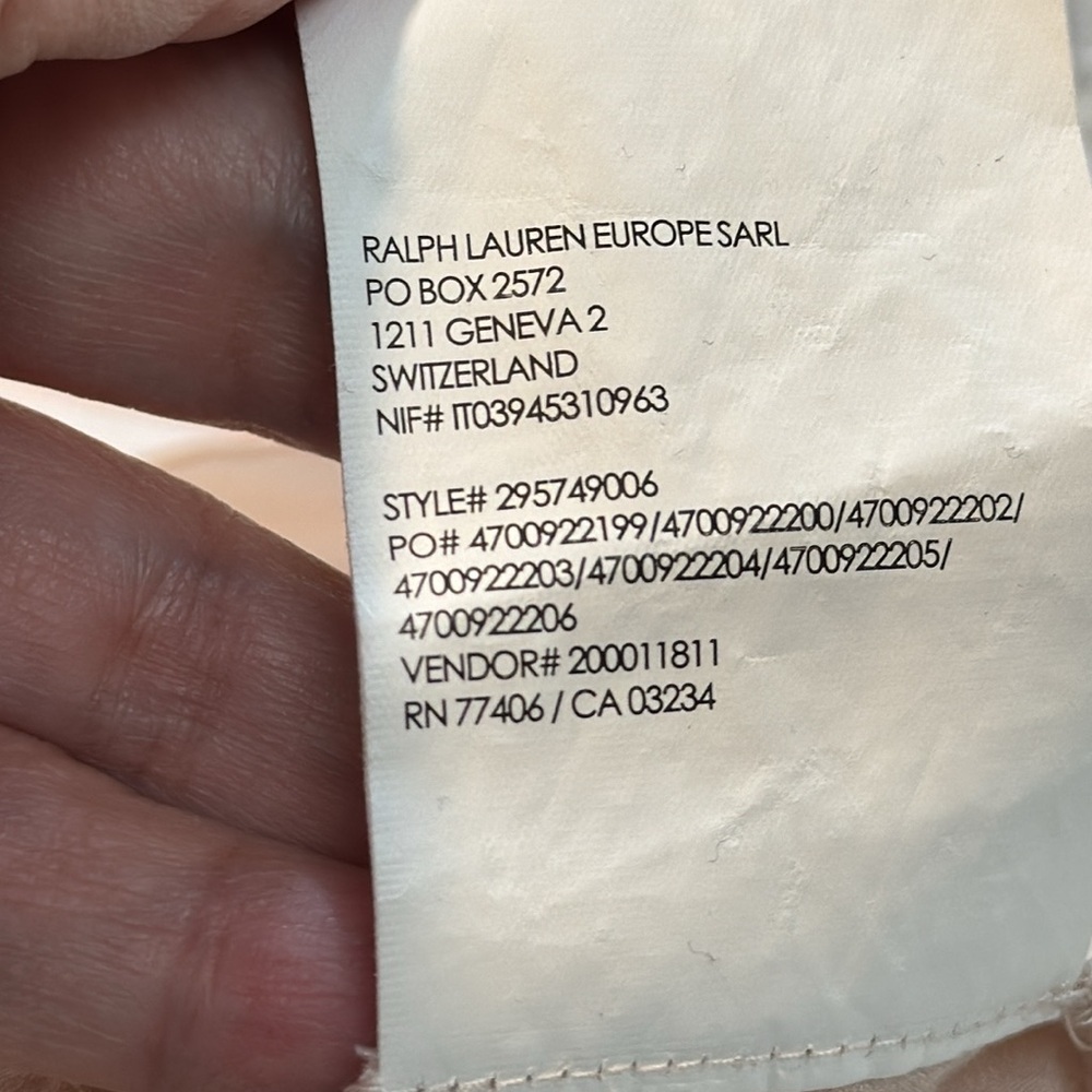 Ralph Lauren | Spaghetti Strap Cami Blouse Size L Cream Sexy Layers - Picture 9 of 10